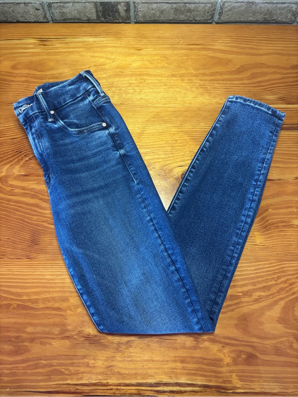 MOTHER Indigo Skinny Jeans